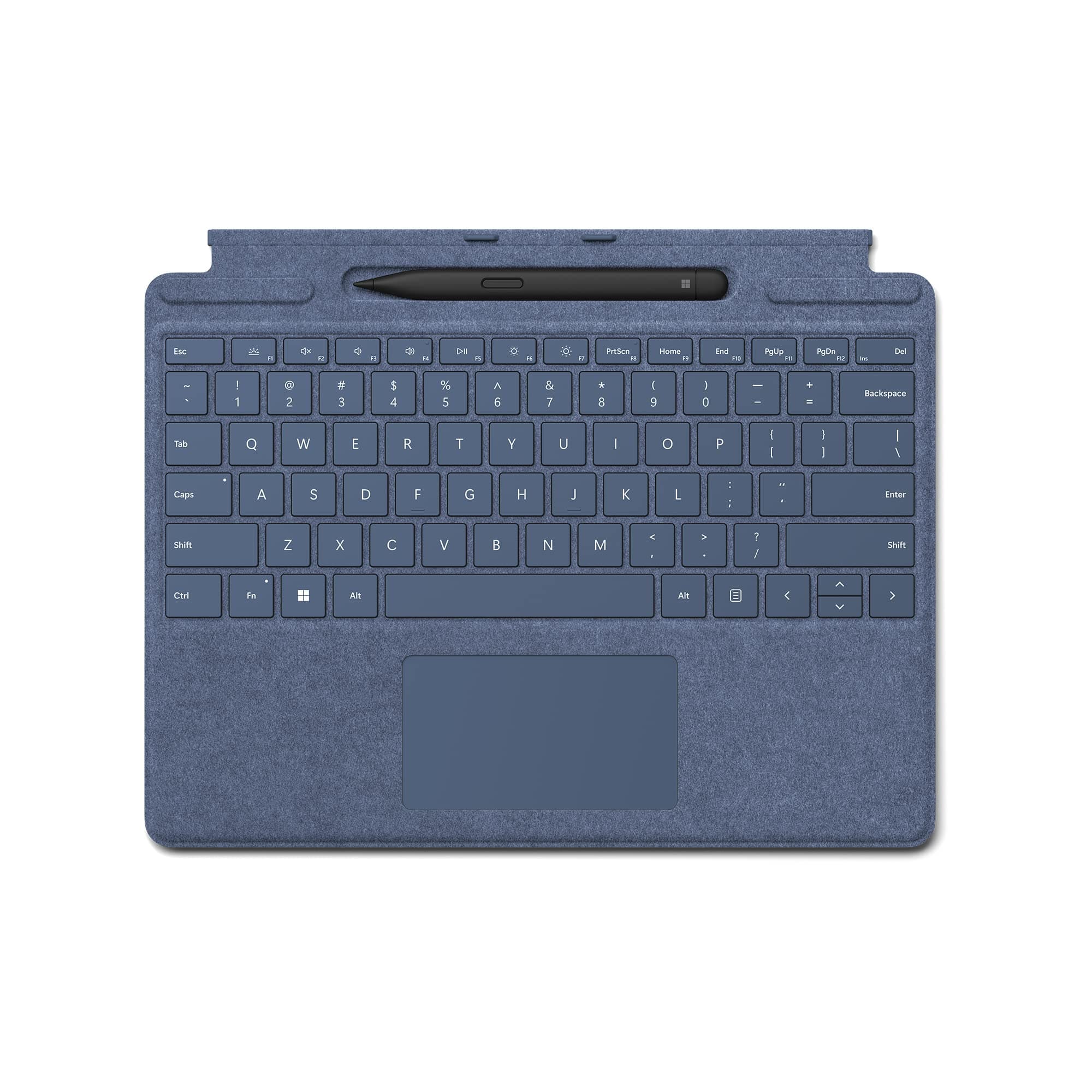 Surface Pro Signature Keyboard with Slim Pen 2 Bundle, Sapphire Colour Keyboard