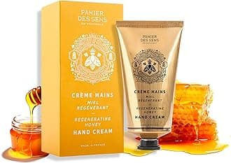 Honey Hand Cream - Nourishing Shea Butter Hand Cream for Dry Cracked Hands 97% Natural Ingredients - Dermatologically Tested Hand Lotion for Woman Made in France, 2.5 fl oz