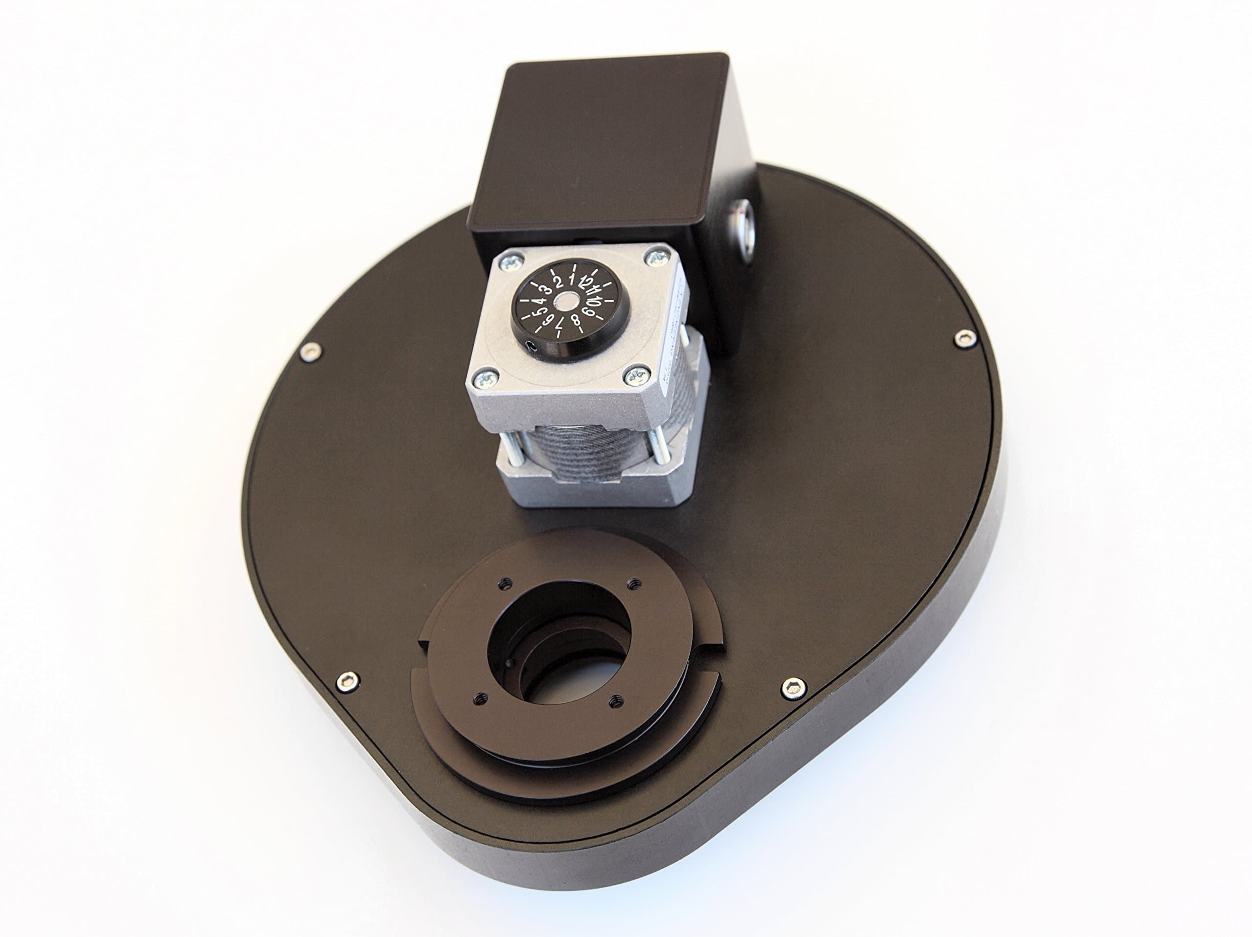 Filter Wheel with Integrated Controller for Zeiss microscopes, 12 position, for 25mm filters