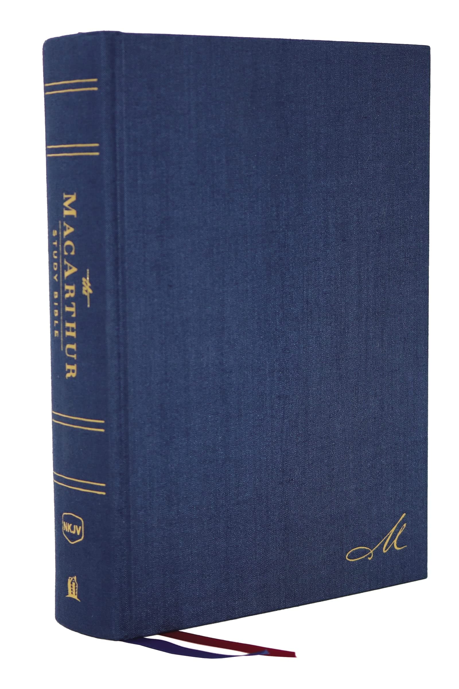 NKJV, MacArthur Study Bible, Blue Cloth over Board, Comfort Print: Unleashing God's Truth One Verse at a Time (Holy Bible, New King James Version)