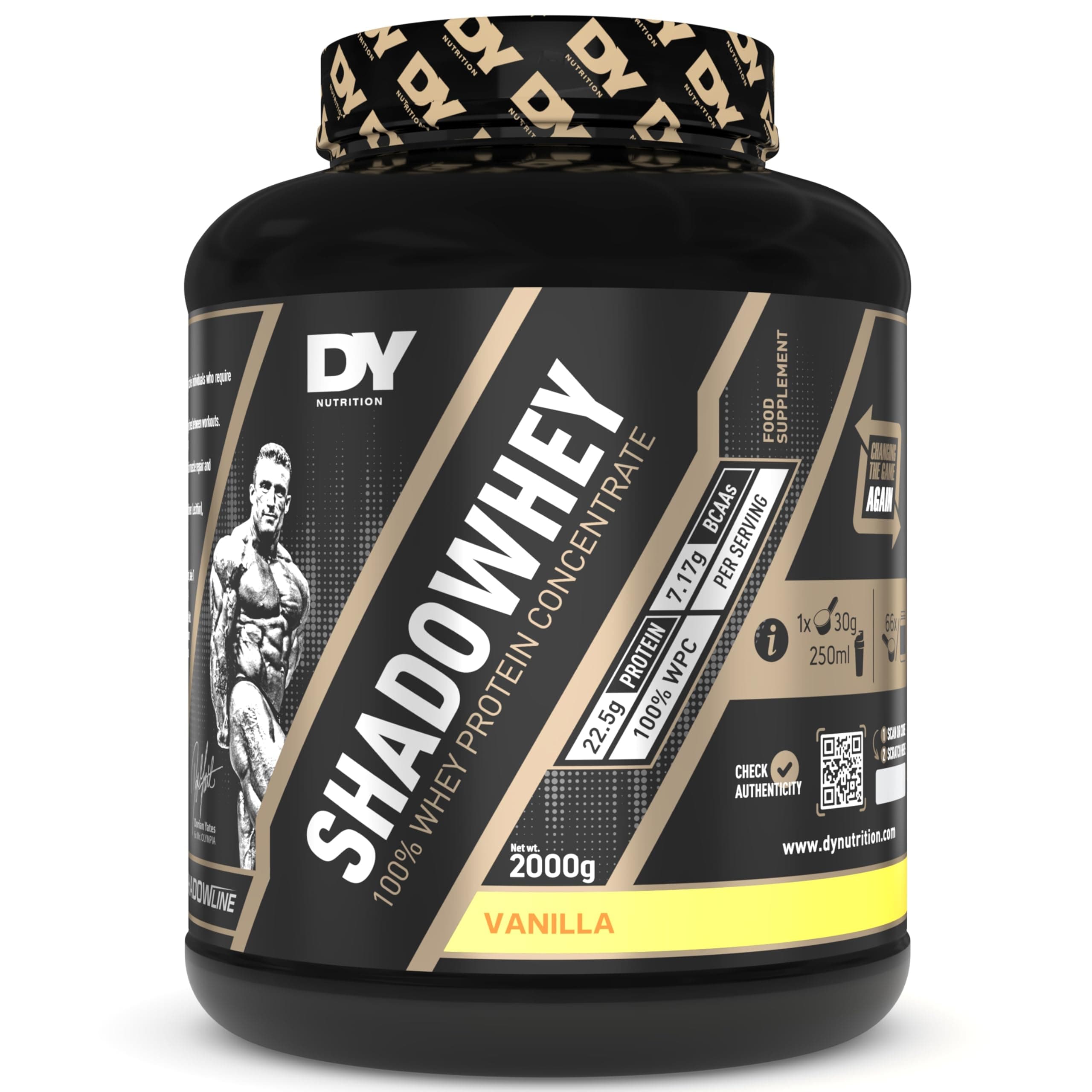 – Shadowhey Protein Concentrate 2kg (Vanilla)