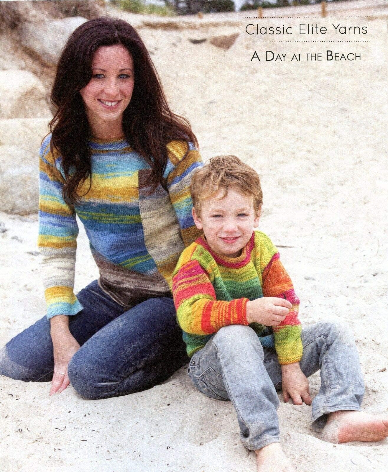 A Day at The Beach - Classic Elite Yarns Knitting Pattern Book #1405 Women & Children