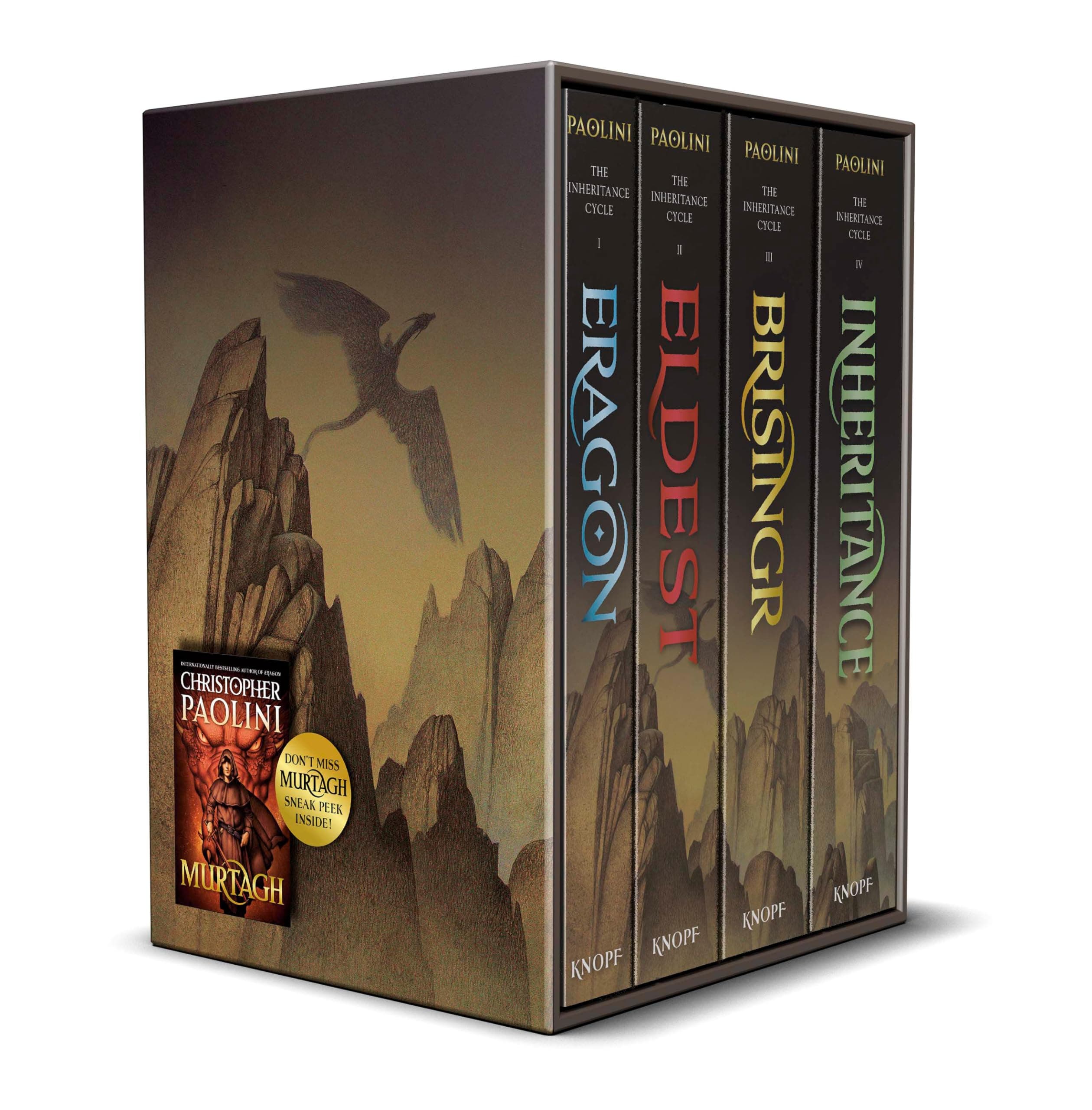 The Inheritance Cycle Series 4 Book Set Collection Eragon, Eldest, Brisngr