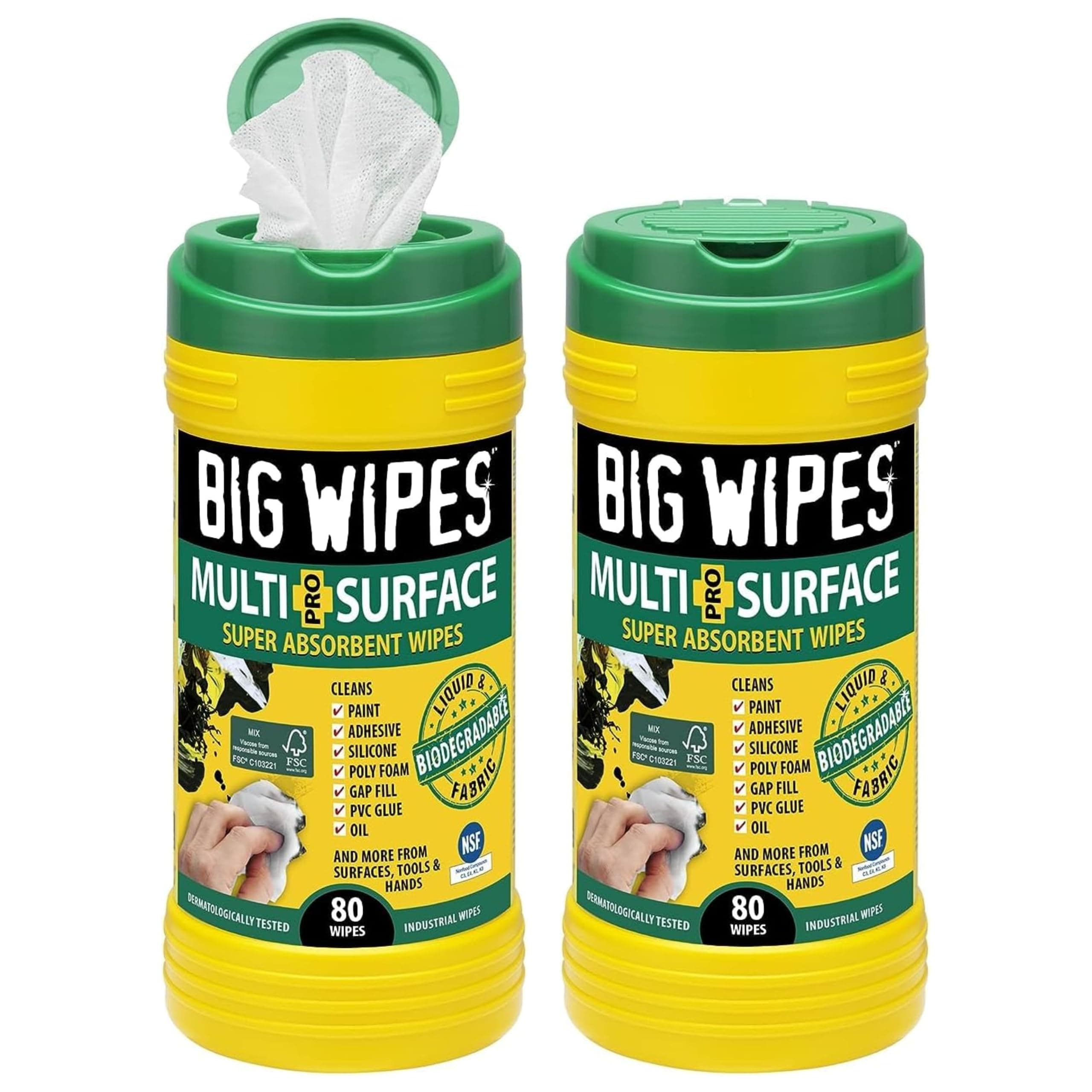 Multi-Surface Wipes (80 Count (Pack of 2), Multi-Surface)
