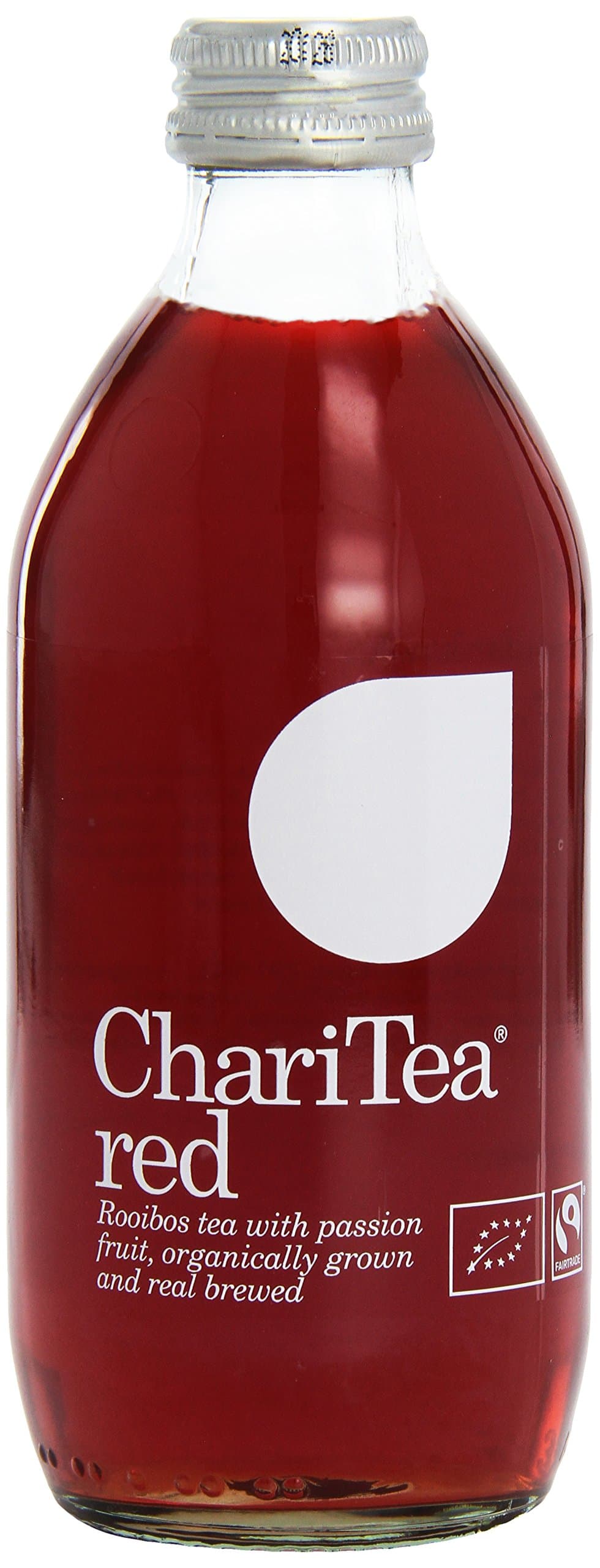 Charitea Red Iced Rooibos with Passion Fruit 330 ml (Pack of 12)