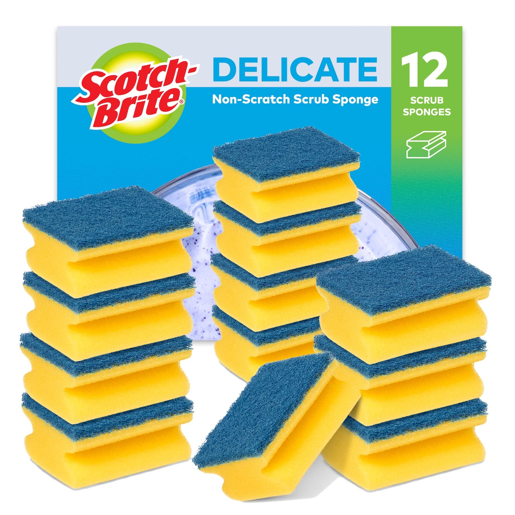 Delicate Non-Scratch Scrub Sponge