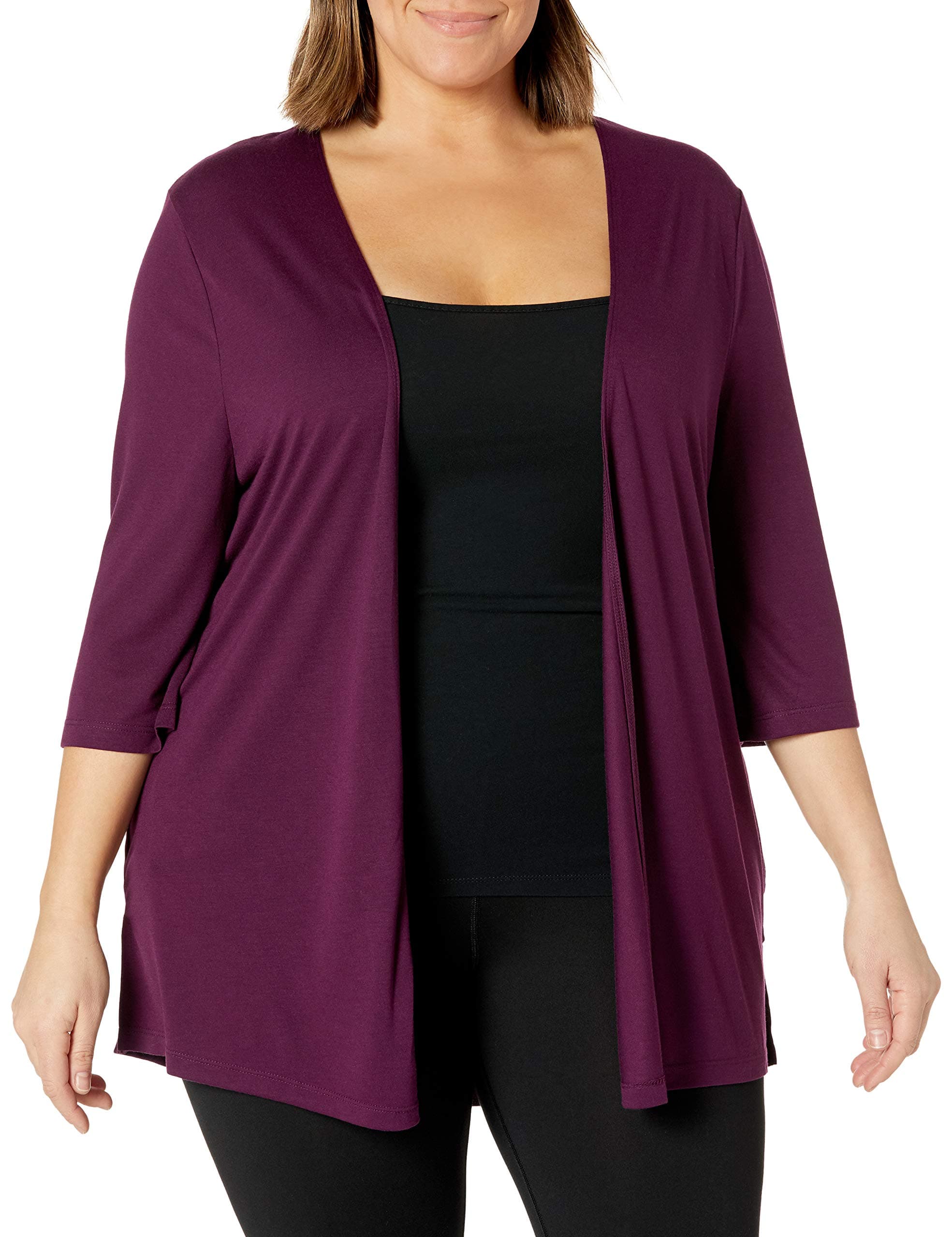 Women's Plus Size Lightweight Open Cardigan