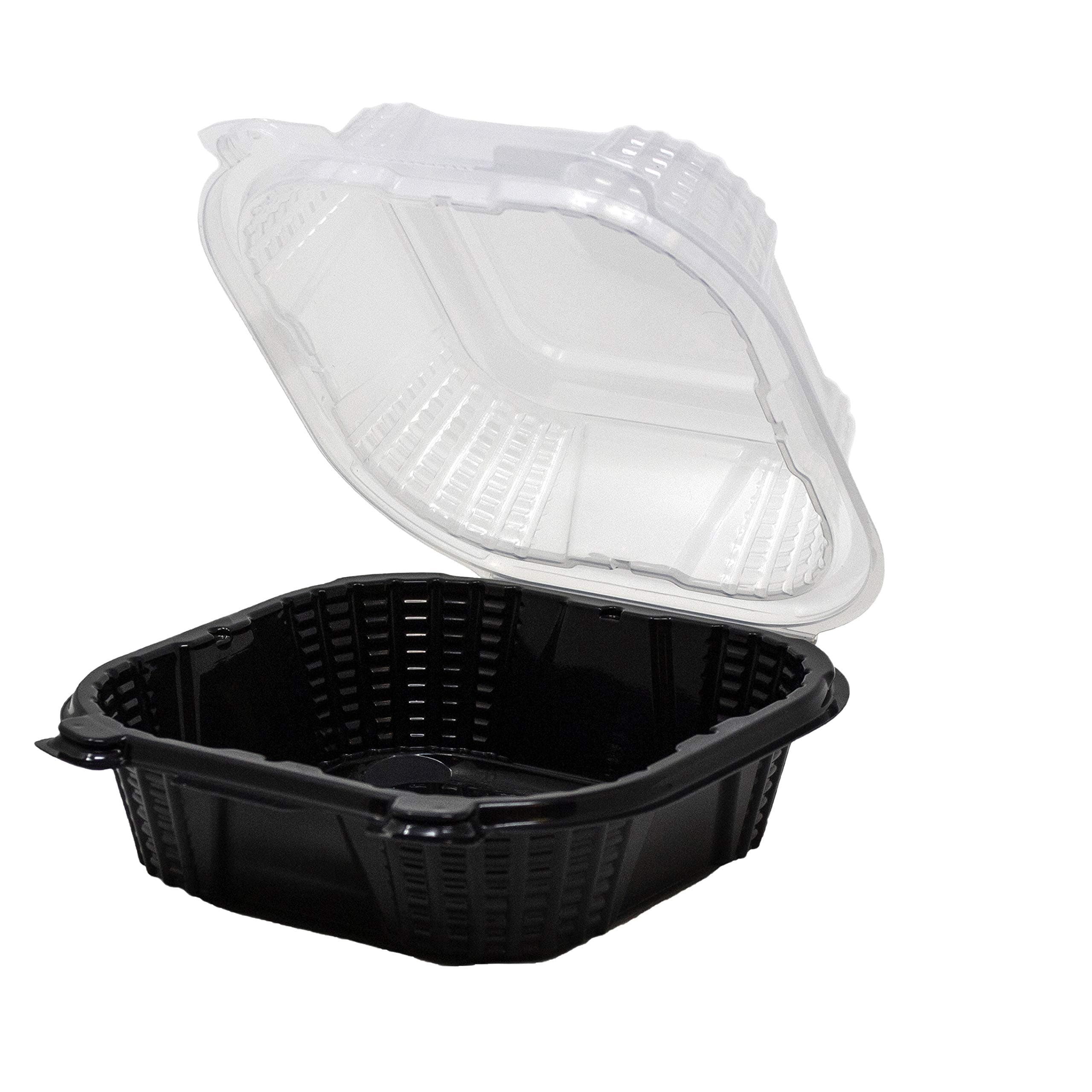 Genpak ProView Small 6" Hinged Sandwich Take-Out Container | Microwave Safe, BPA Free | Case Count 400