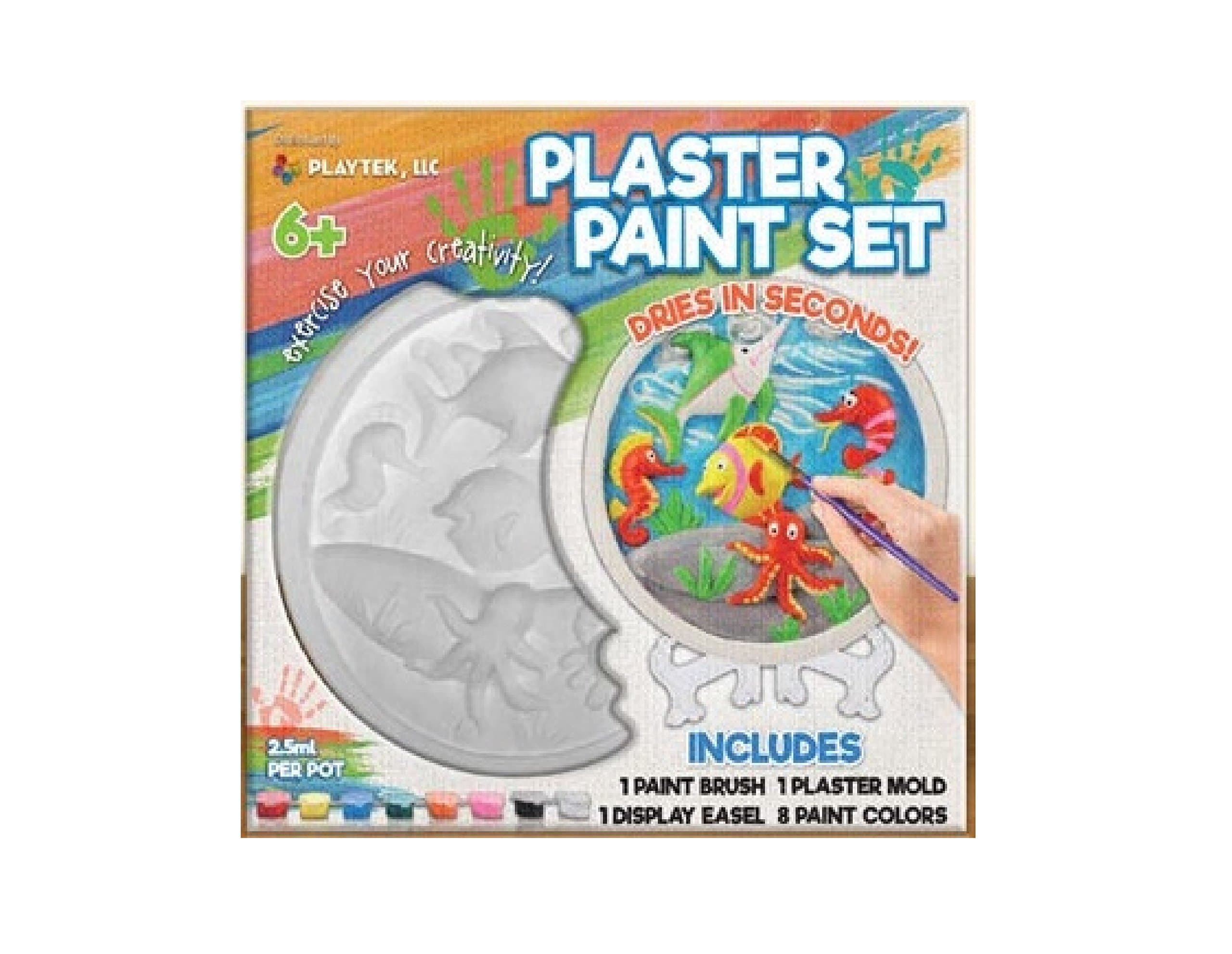 Playtek Plaster Art Kits Crafts, OCEAN