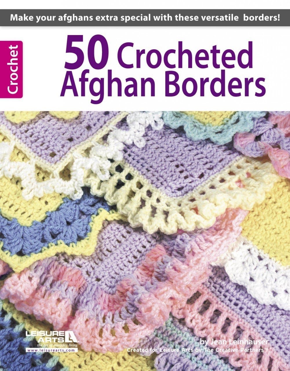 50 Crocheted Afghan Borders Kindle Edition