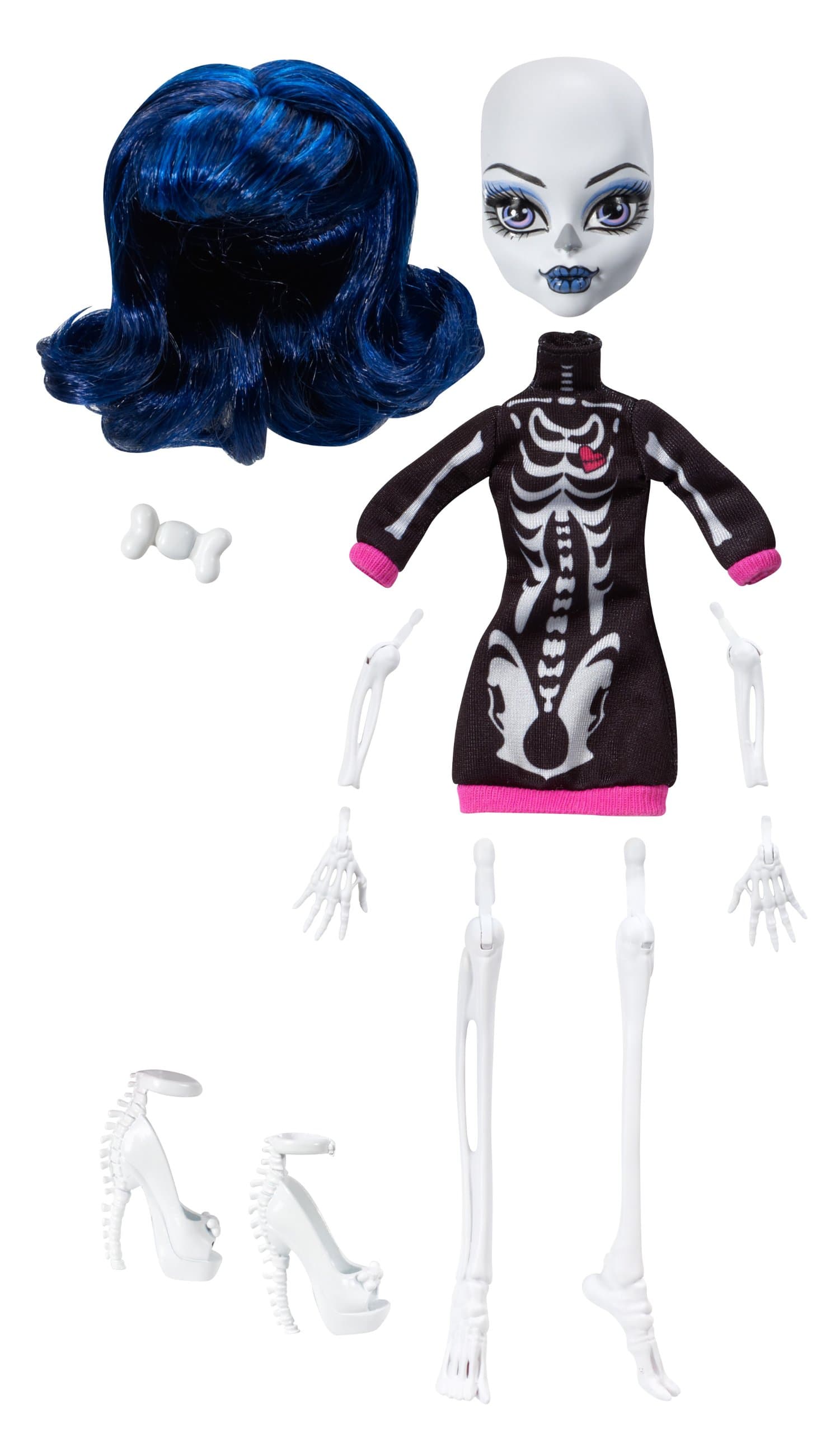 Monster High Create-A-Monster Skeleton Add-On Accessory Parts