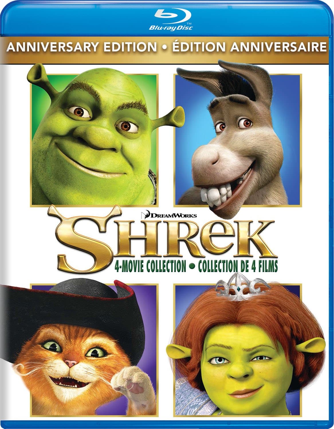 Shrek 1-4 Collection (Anniversary Edition)