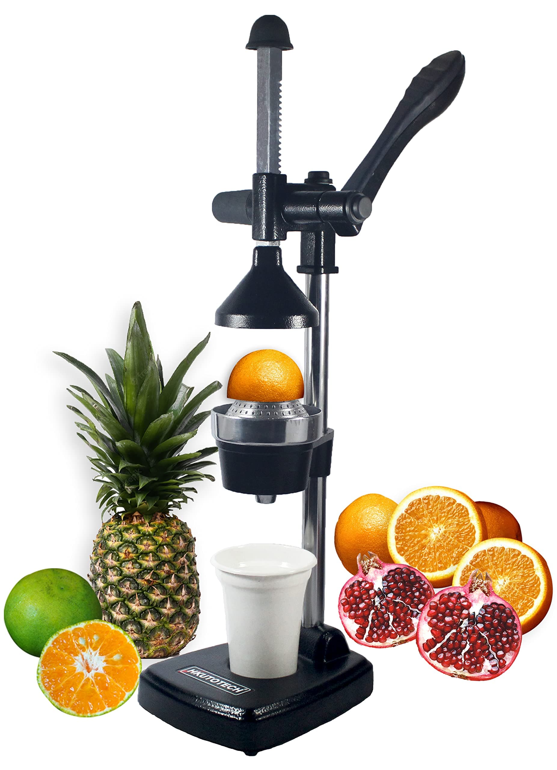 Manual Fruit Juicer Hand Press Citrus Cold Press Juice Machine for Home Made Instant Guest Serving Drink