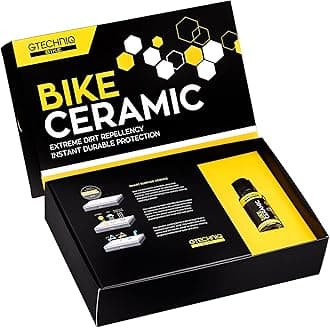 Bike Ceramic Kit, 4-Piece | Includes Frame Prep Spray, Ceramic Protector, Applicator and Microfibre Cloth, Extreme Dirt Repellent, Chemically-Bonding Coating, Up to 2 Years Protection