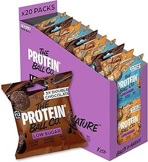 The Protein Ball Co Low Sugar Bundle Protein Balls - Healthy Snacks Variety B...