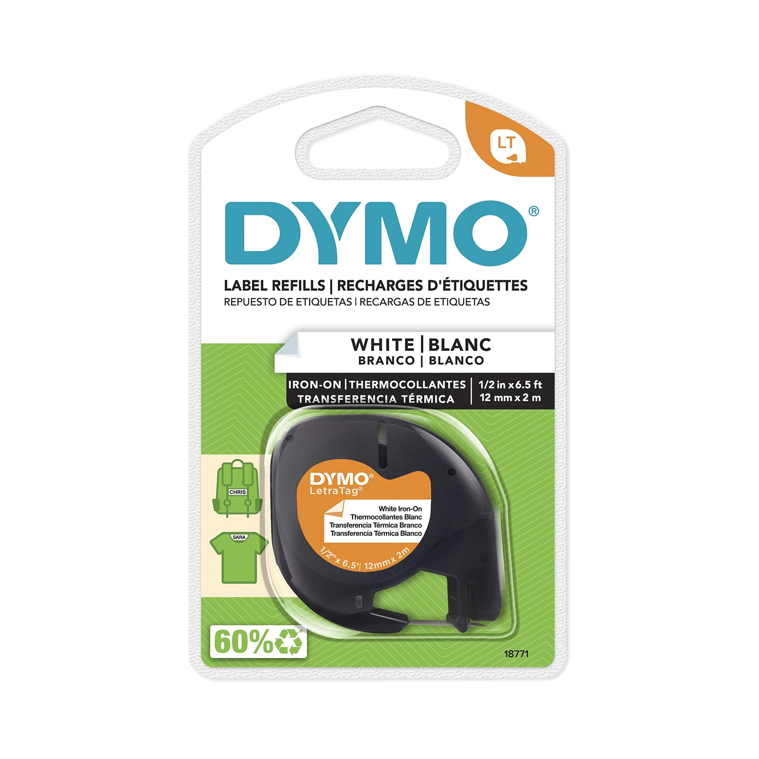 DYMO Letratag Tape - Iron On