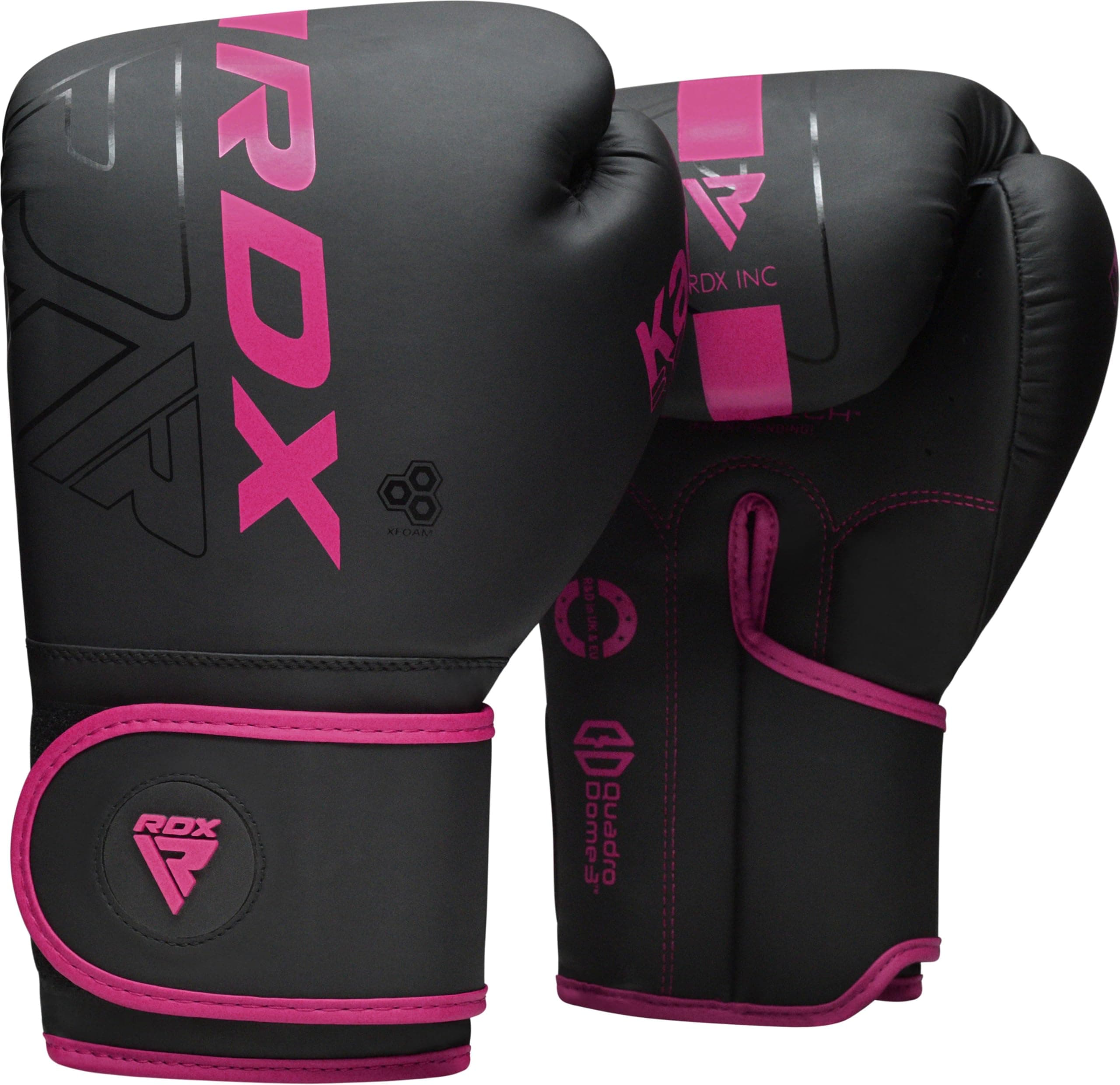RDX Boxing Gloves,Pro Training Sparring,Maya Hide Leather,Muay Thai MMA Kickboxing,Men and Women,Adult,Heavy Punching Bag Focus Mitt Pad Workout Palm,Multilayered,8 10 12 14 16oz