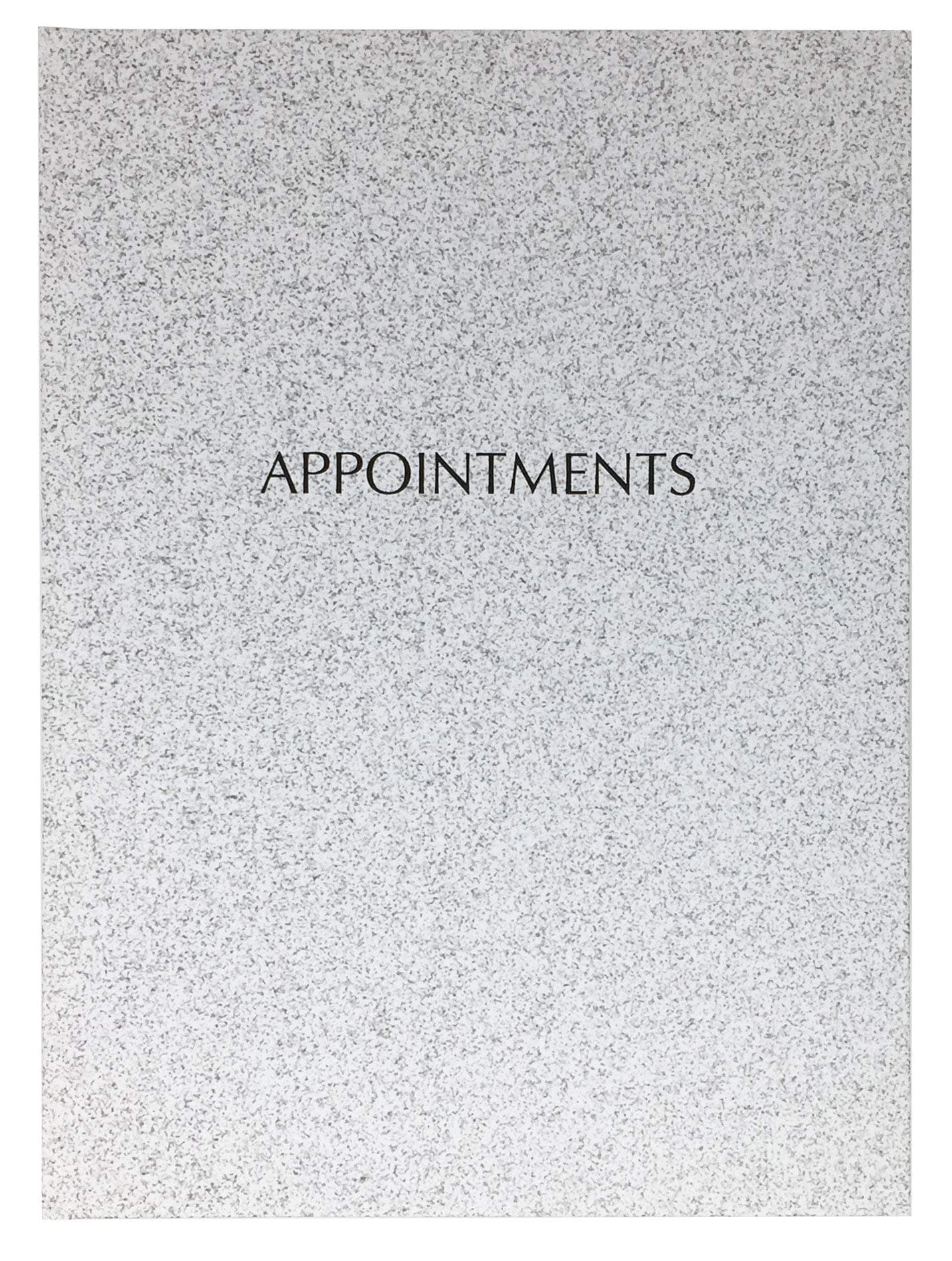 Hairdressing Salon Appointment Book - Grey -6 Column