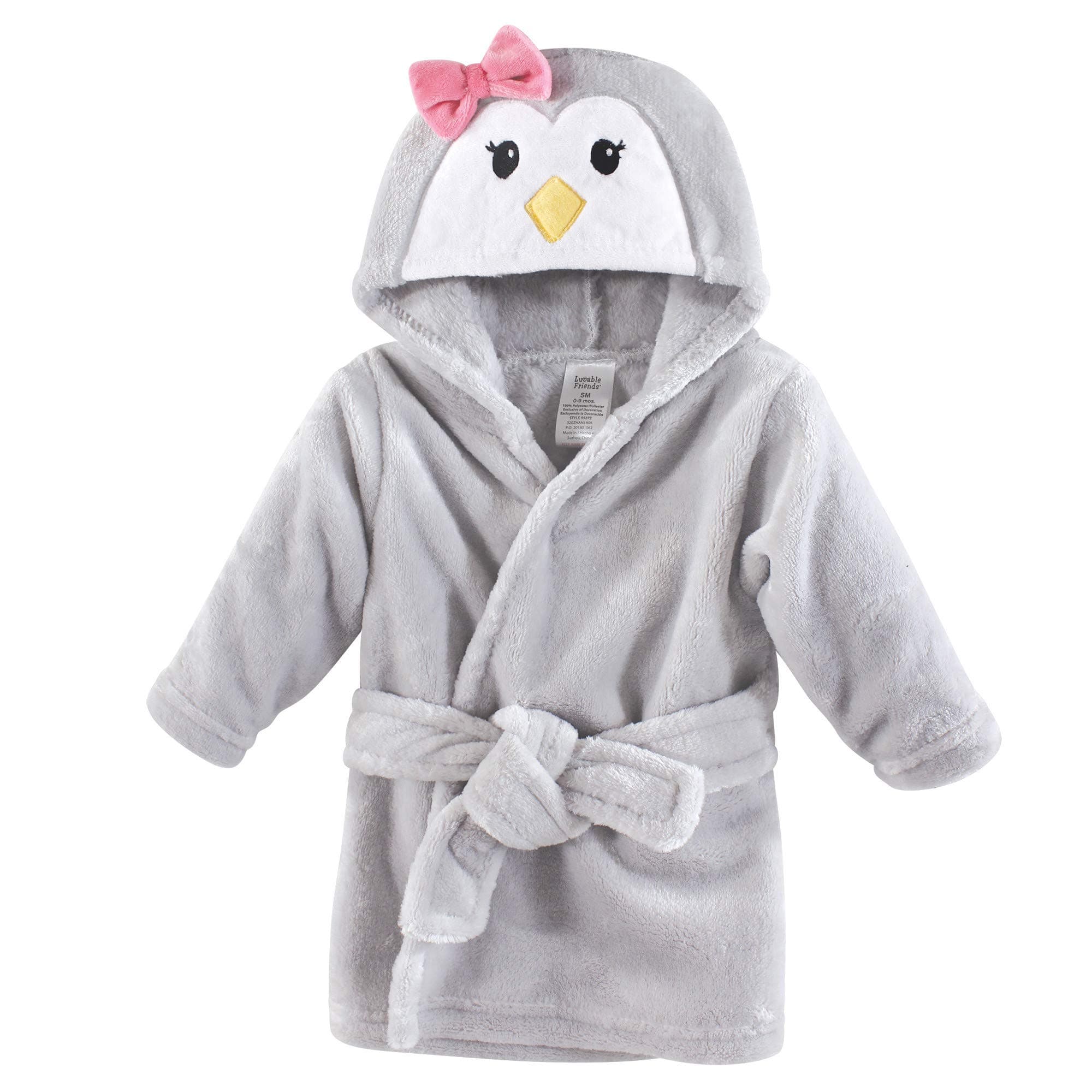Unisex Baby Plush Bathrobe