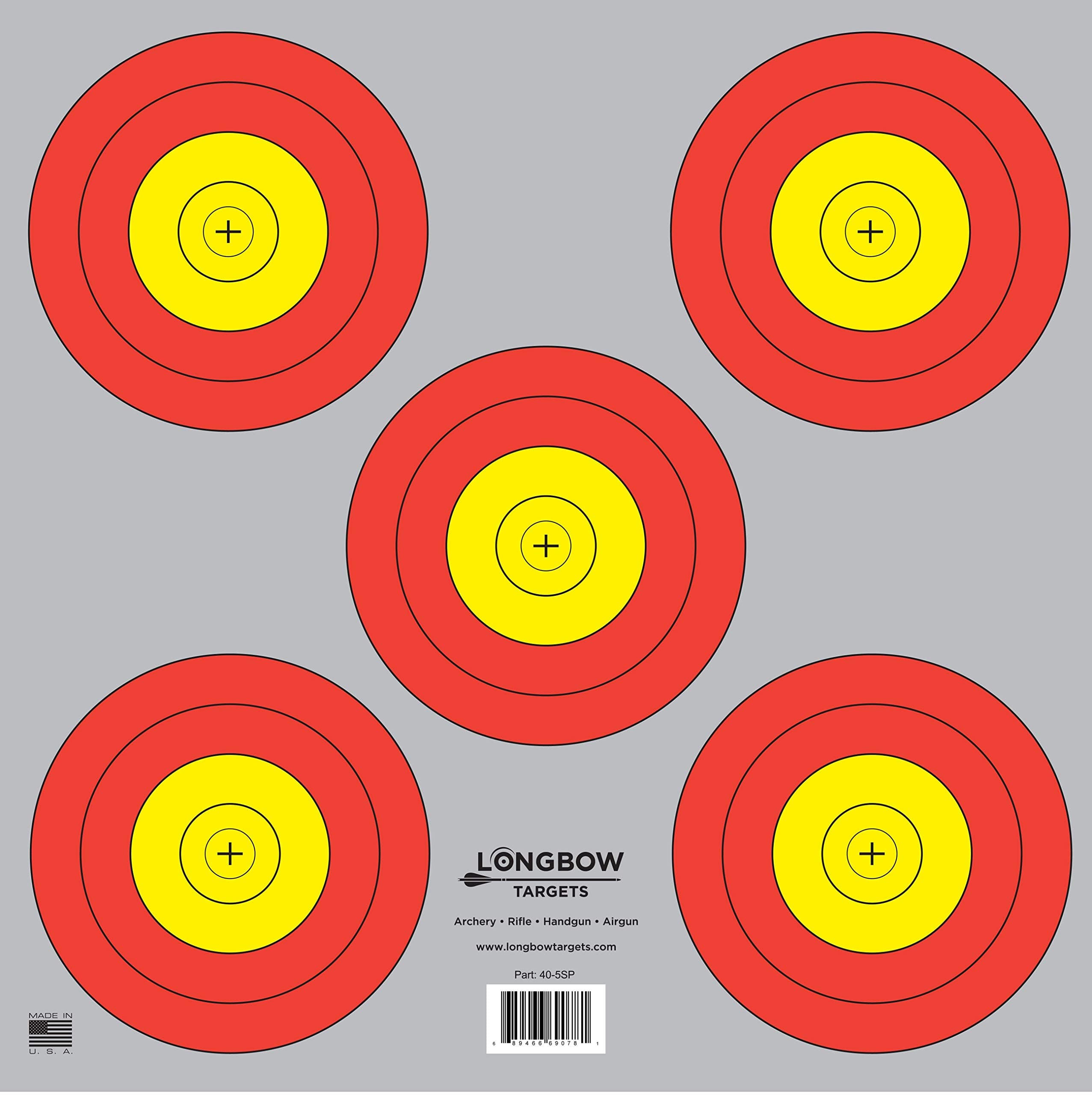 Archery 40cm & 80cm Targets by Longbow (