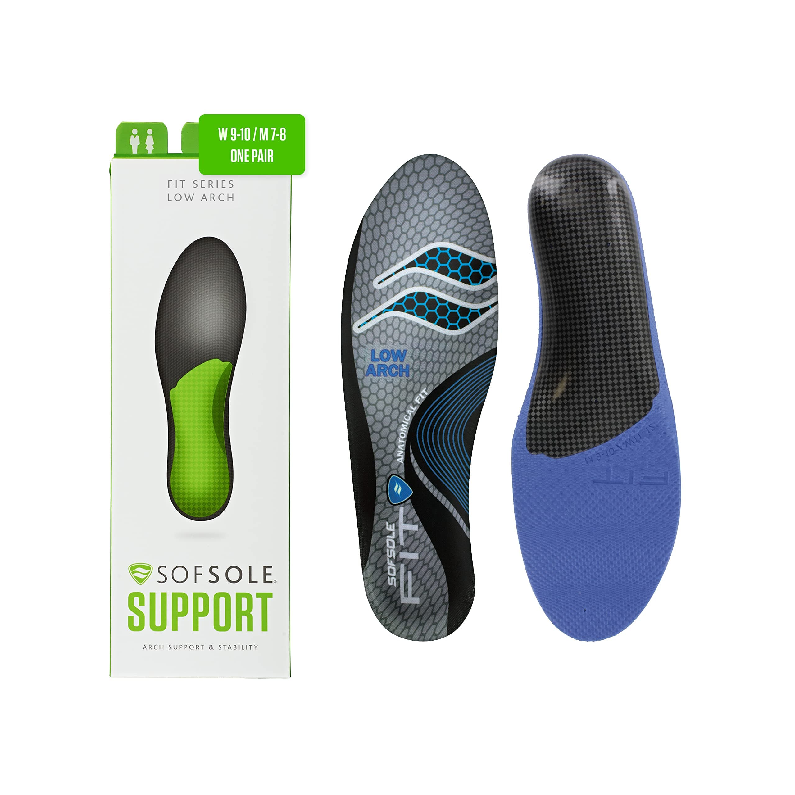 Sof Sole Insoles Unisex FIT Support Full-Length Foam Shoe Insert