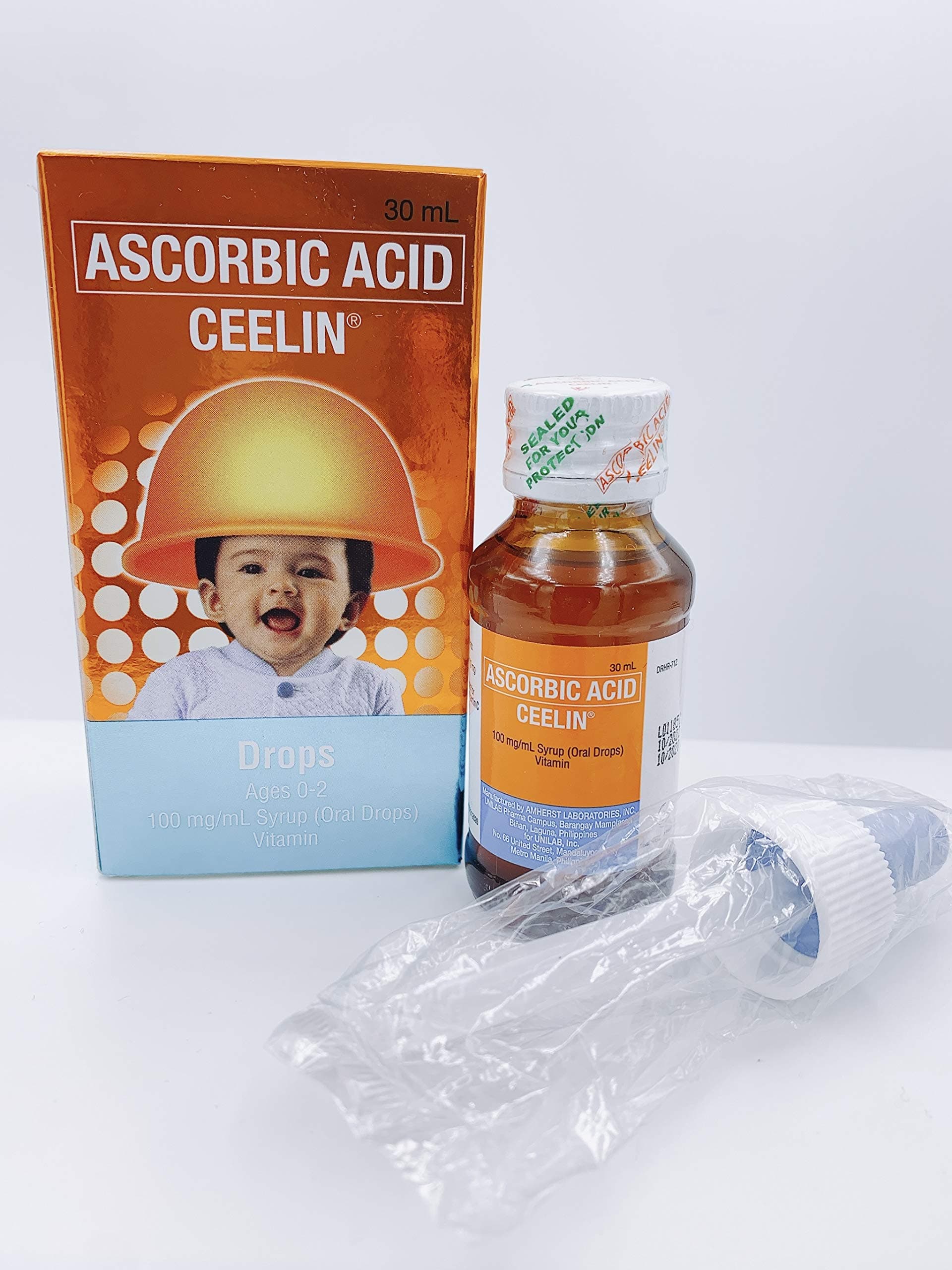 SOPEWOD Ceelin Ascorbic Acid Drops 30ML for Ages 0-2