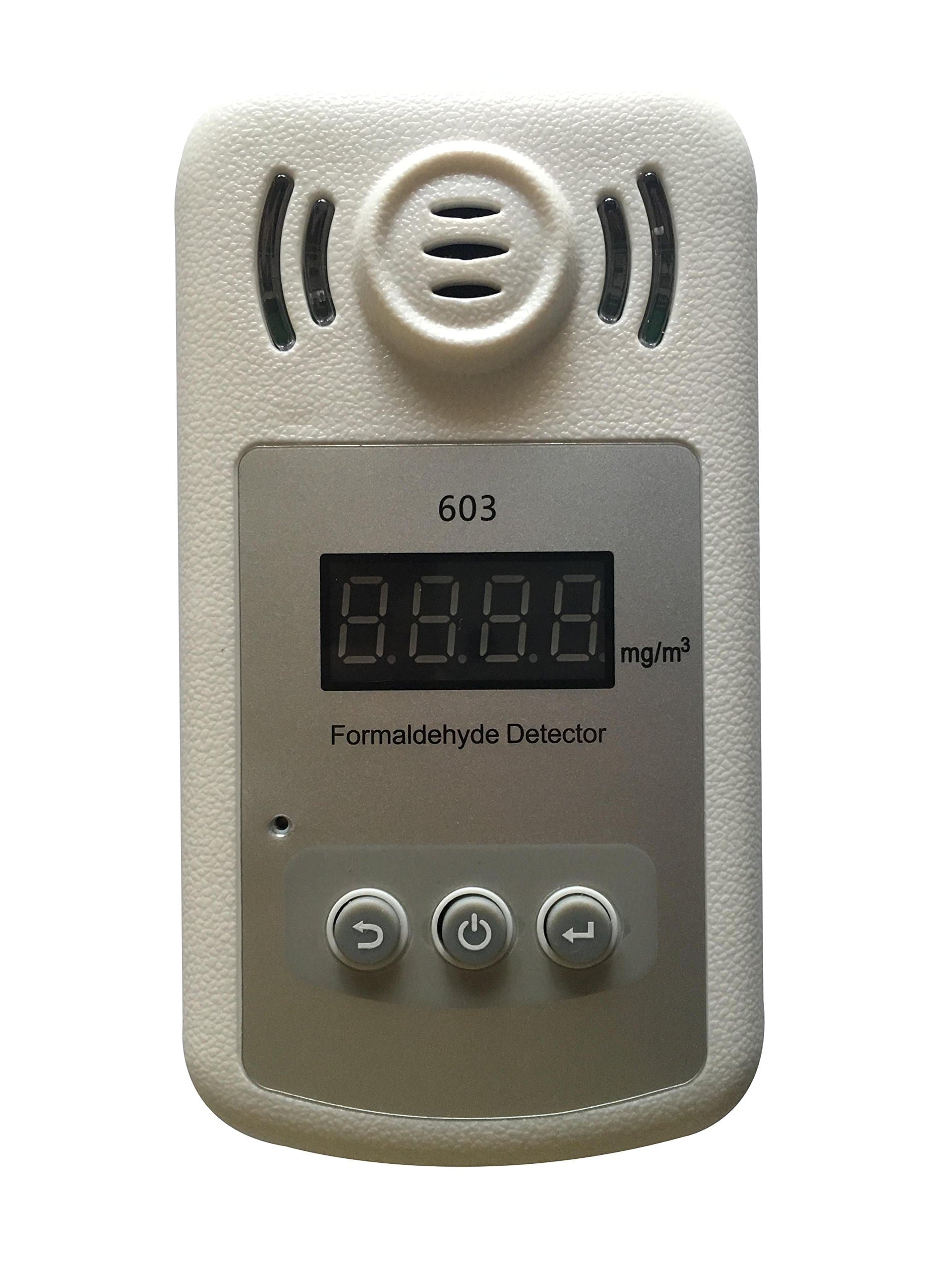 Qooarker Air Quality Detector Indoor for Accurate Testing Formaldehyde(HCHO) Monitor,Air Quality Tester with LCD Display and Alarm for Car Outdoor Detection
