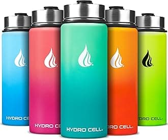 Stainless Steel Insulated Water Bottle with Straw - For Cold & Hot Drinks - Metal Vacuum Flask with Screw Cap and Modern Leakproof Sport Thermos for Adults (Mint/Green 18oz)