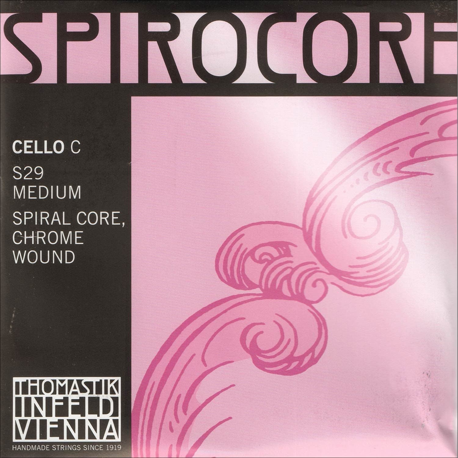 Thomastik-Infeld Spirocore 4/4 Cello C String - Chromesteel/Steel - Medium Gauge