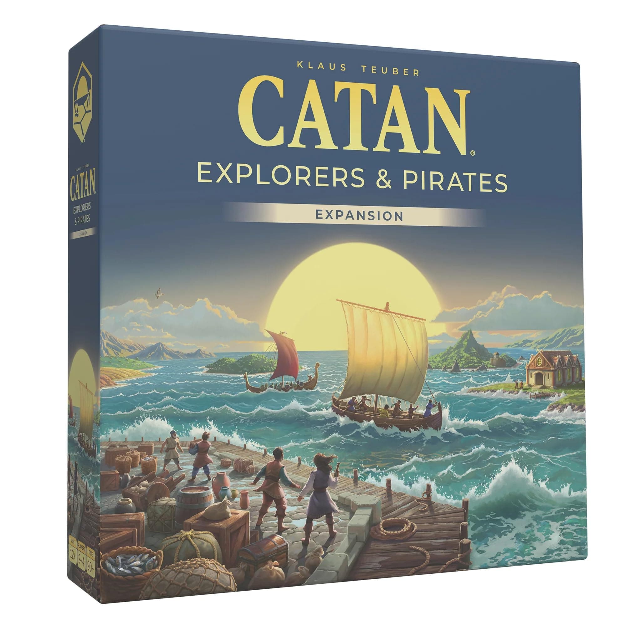 CATAN Explorers & Pirates Board Game Expansion (6th Edition) Embark on New Ad...