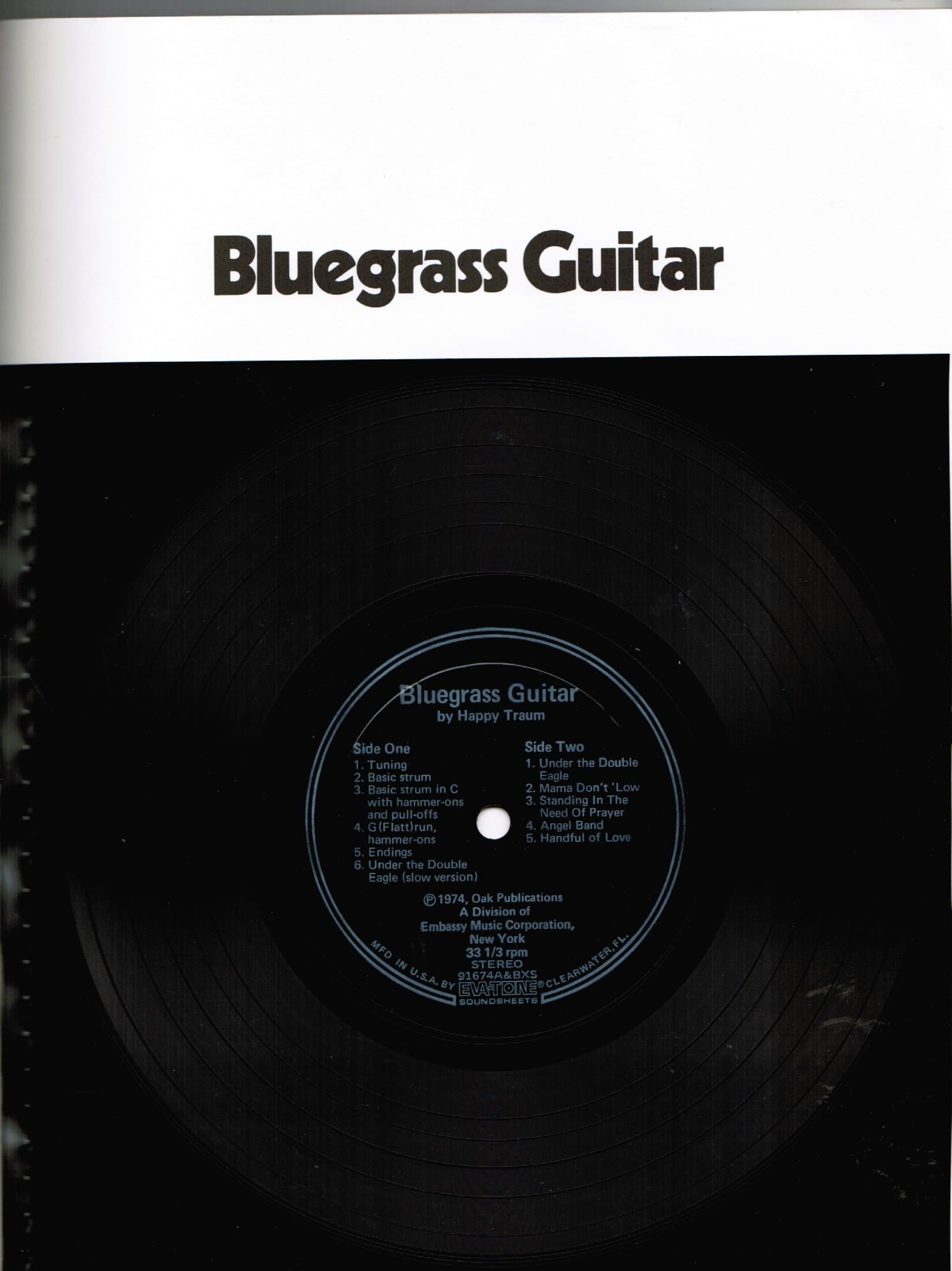 Bluegrass Guitar Book/Online Audio