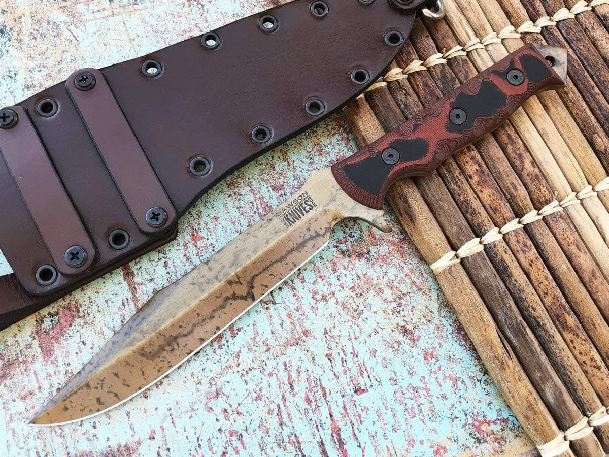 0Dawson Knives Mojave 7 Red
