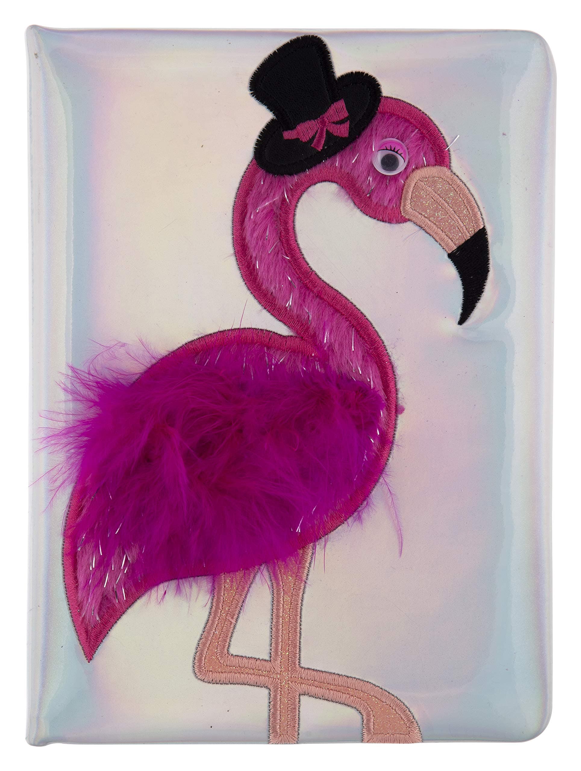 Mirada Holographic Flamingo Notebook