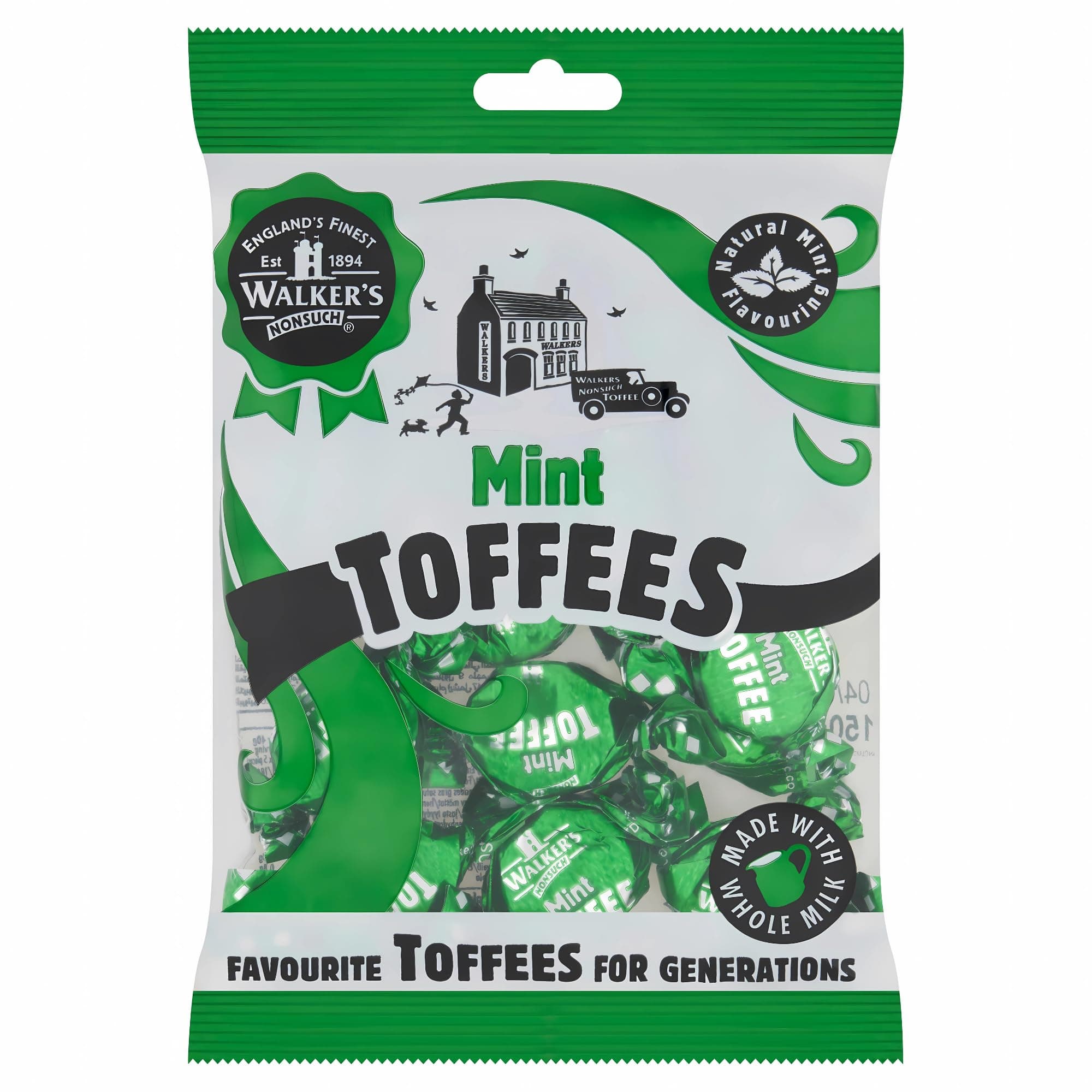 Walkers Nonsuch Mint Toffees, White