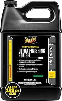 Professional Ultra Finishing Polish M20501 - Scratch and Swirl Remover, High-Gloss Detailing Polish for a Show Car Shine, for Use by Hand, DA Polisher or Rotary, 128 Oz, 1 Gallon