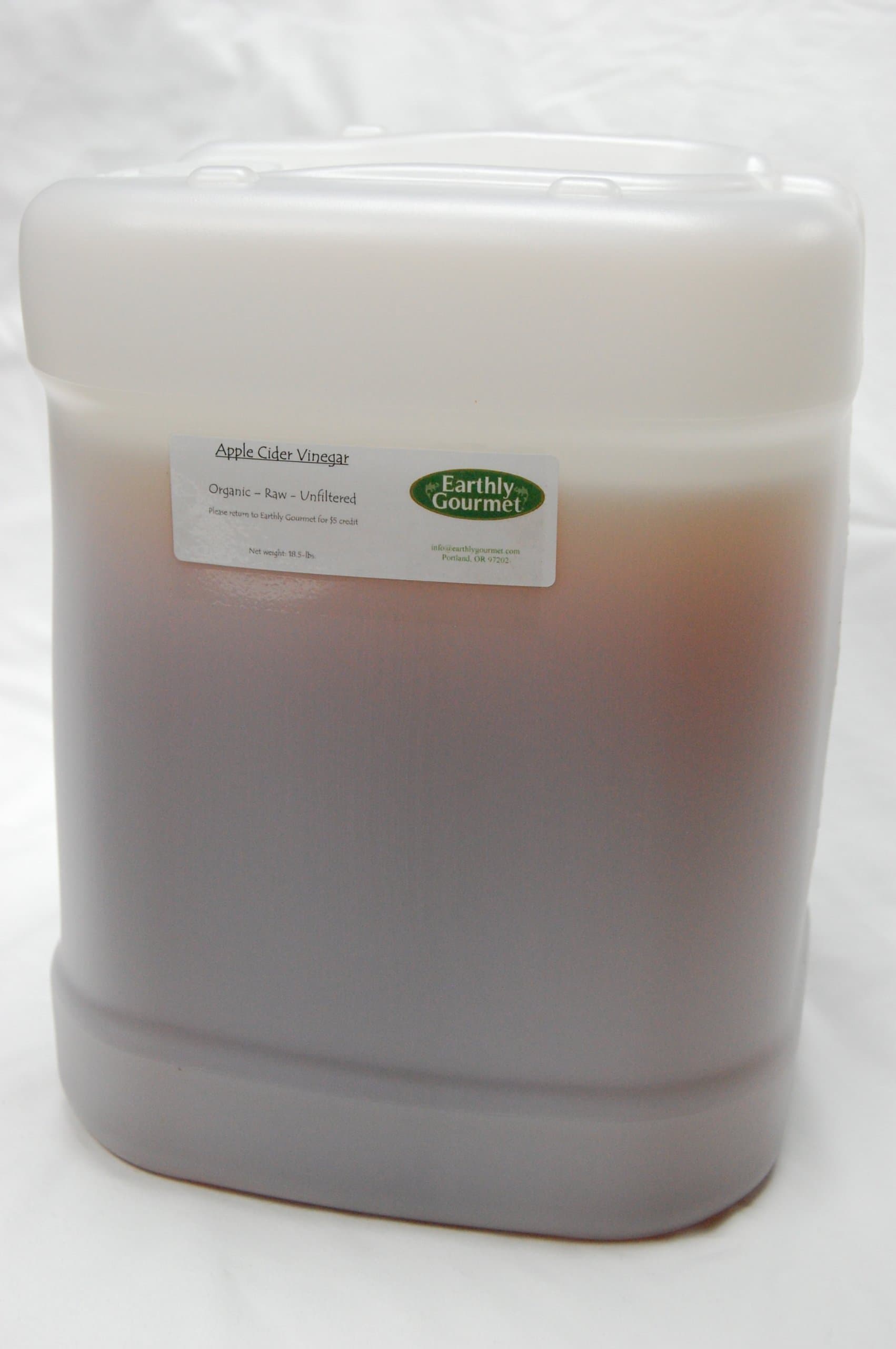 Raw Organic Apple Cider Vinegar - 5 Gallons