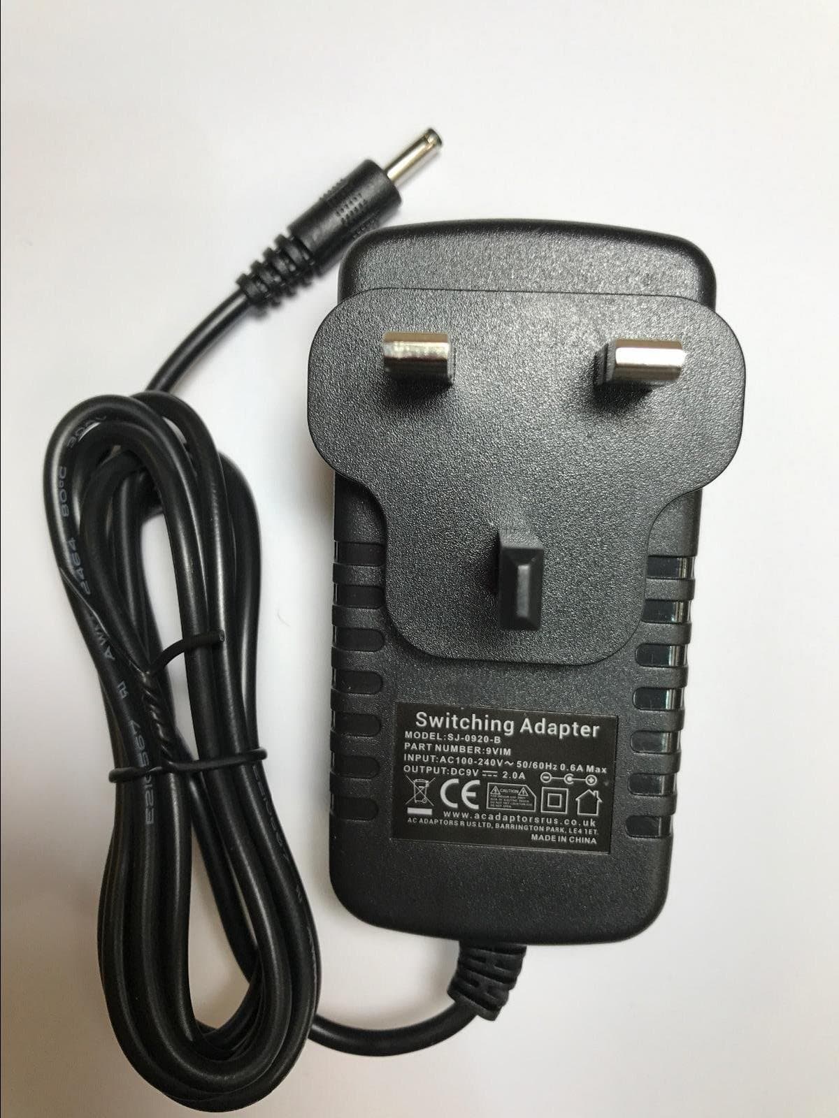 Replacement for 9V AC Adaptor Power Supply for Binatone Terrain 750 2 Way Radios Walkie Talkies
