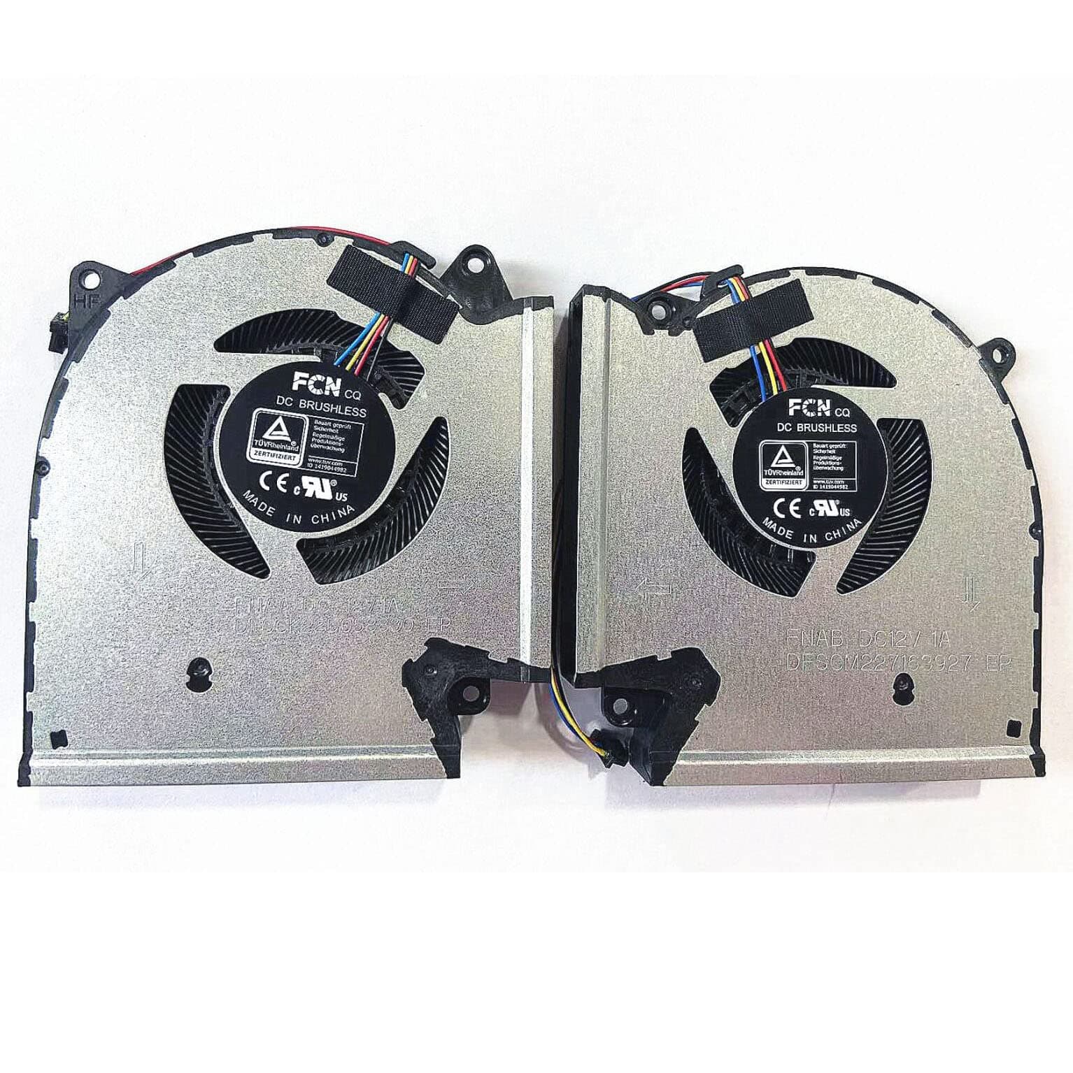 CPU+GPU Cooling Fan Replacement for Asus ROG Strix G513IM G513IR G513QM G513QR G533QM G533QR G533QS G713IM G713IR G713QM G713QR G733QM G733QR G733QS DFSCK22D058830 FNAA DFSCM227163927 FNAB DC12V