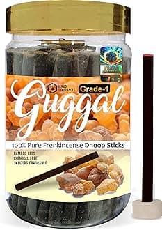 Parag Fragrances Guggal Dhoop Sticks (Pack of 1 x 200Gm) Long Lasting Frankincense Fragrance for 24 Hours Home Fragrance/Meditation/Dhoop for Pooja