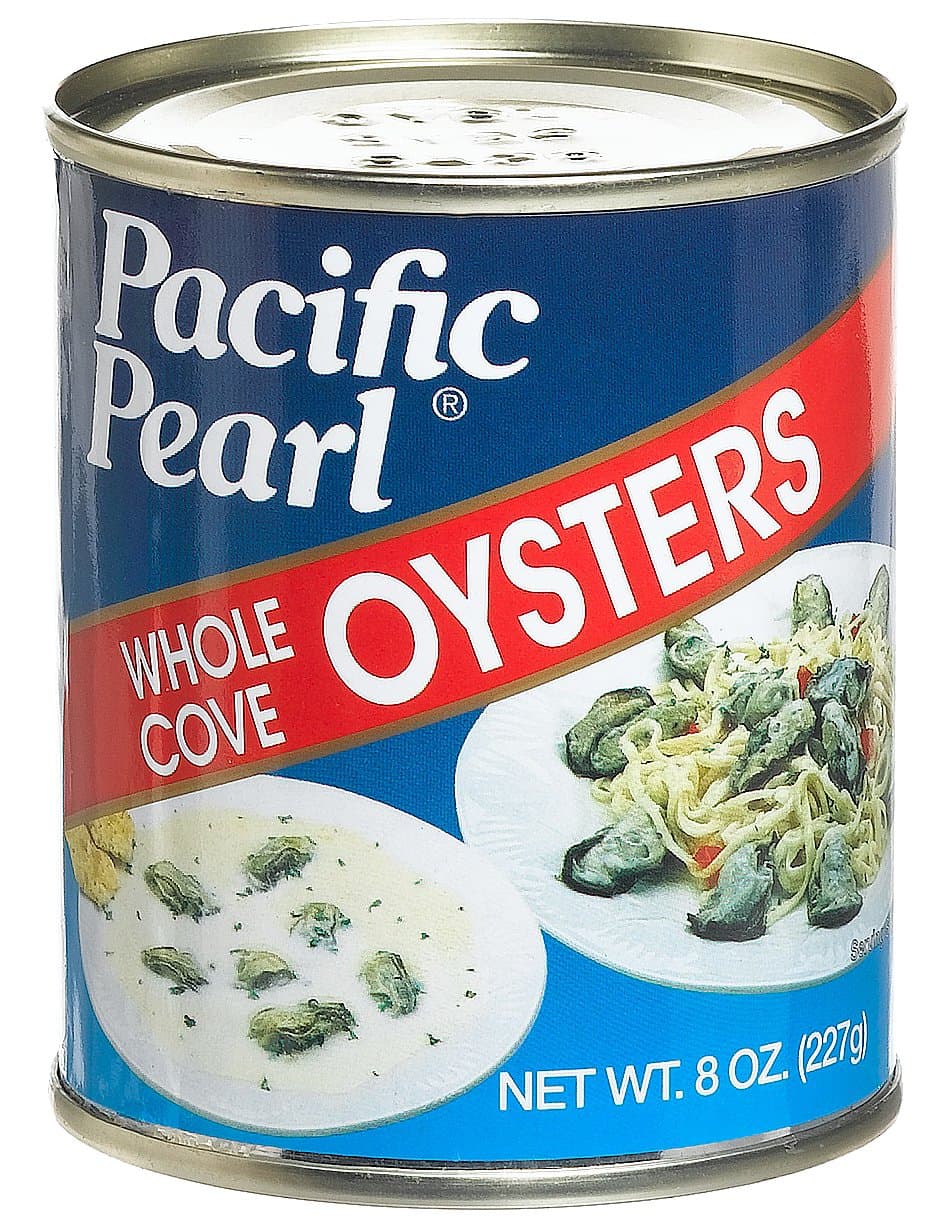 Pacific Pearl Whole Oysters, 3.75 oz