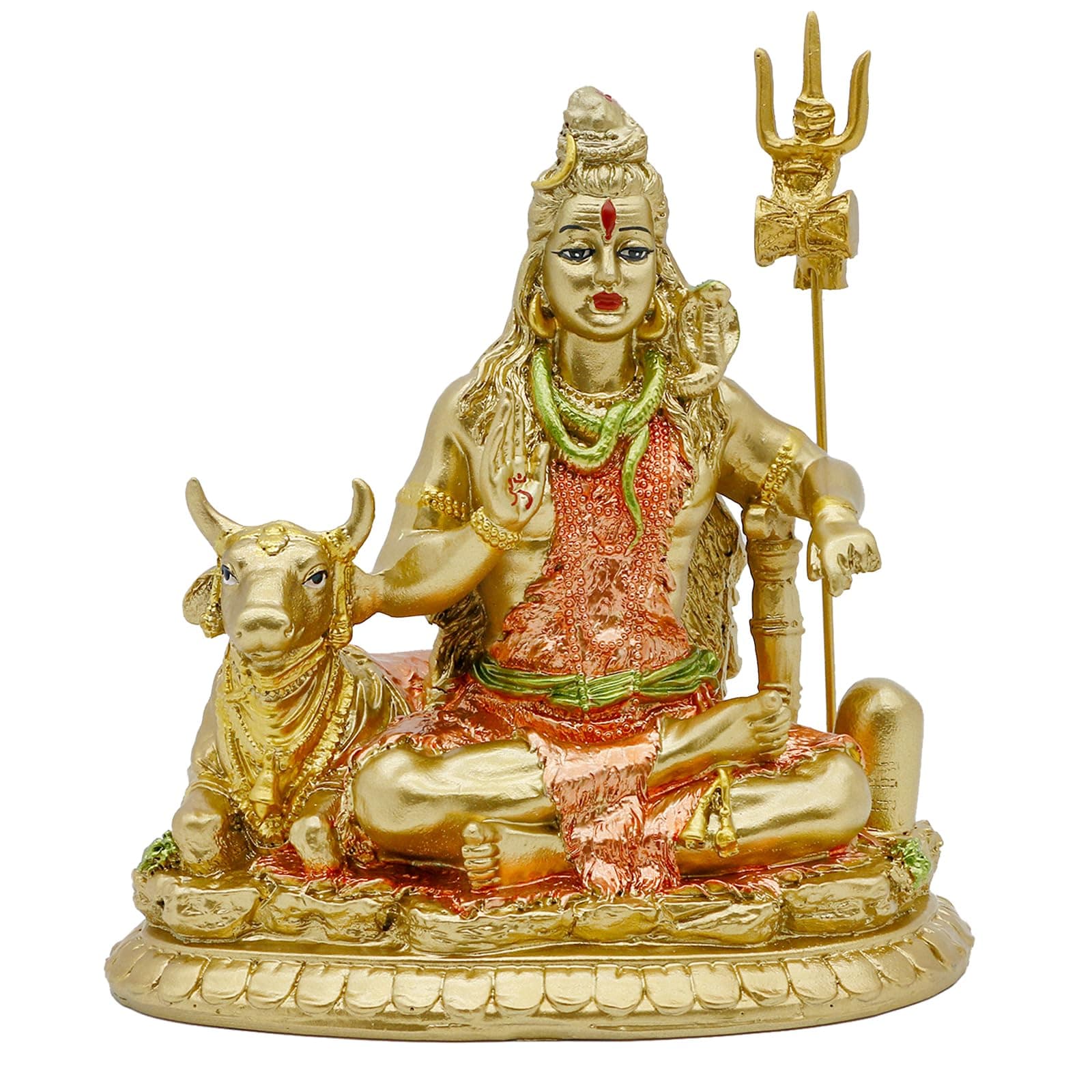 Indian God Shiva Idol Statue - 6.8" H