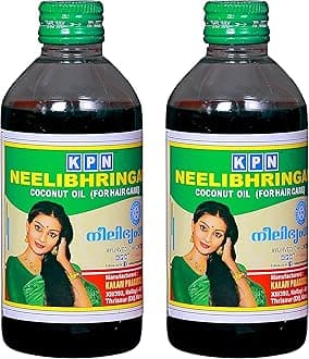 Neelibhringadi Coconut Oil, 200 ml (Pack of 2)
