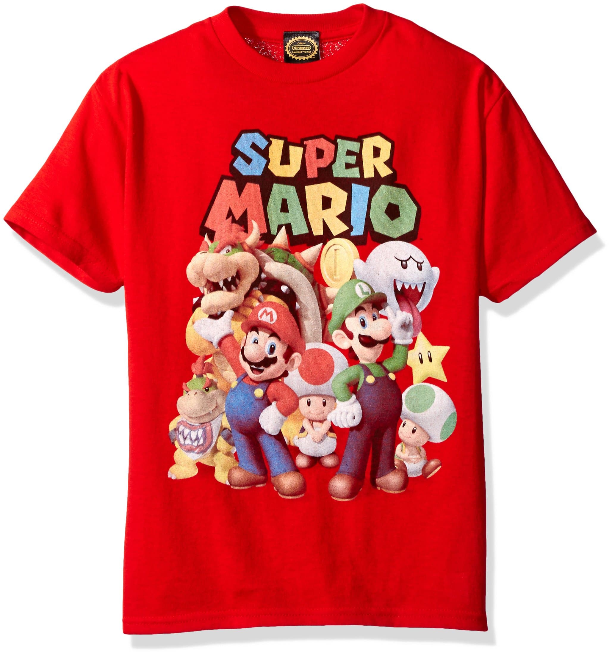Boy's Super Mario Groupage T-Shirt