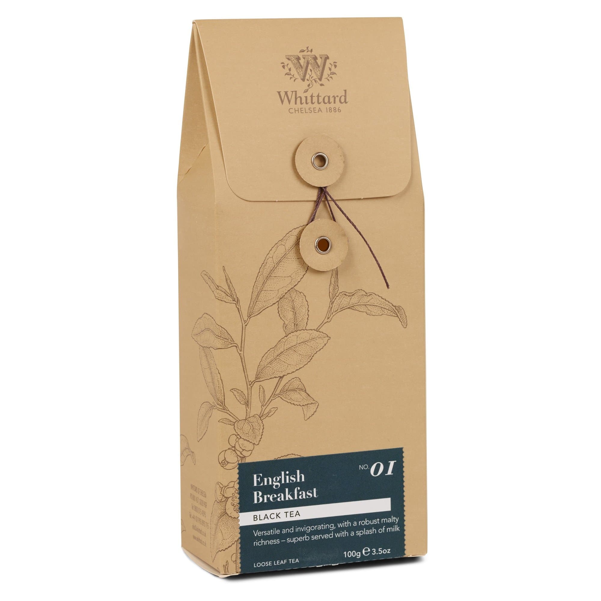 Whittard Tea English Breakfast Loose Leaf Tea 100g