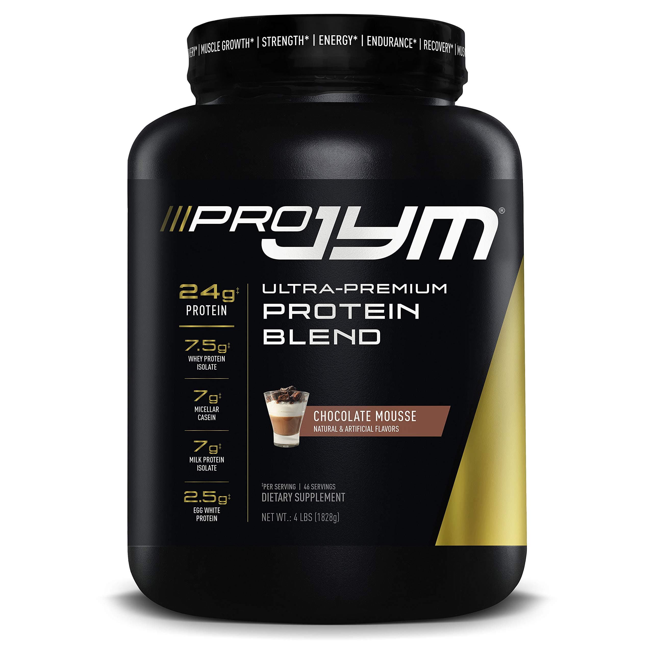Pro JYM Protein Powder - Egg White, Milk, Whey Protein Isolates & Micellar Casein | JYM Supplement Science | Chocolate Mousse Flavor, 4 lb