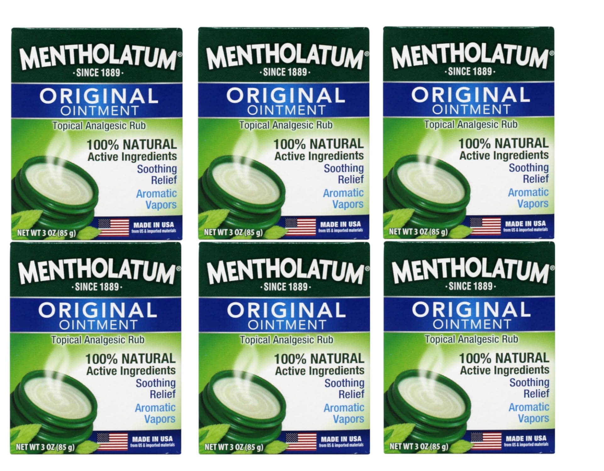 Mentholatum Ointment 3oz (Pack of 6)