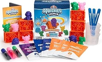 Squishies Minis Make Your Own Squishies Kit, Creates 9 Characters, DIY Activity - Perfect for Stress Relief and Sensory Play