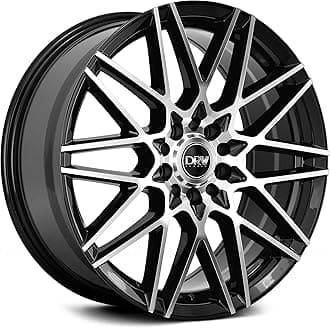 17x7 DRW Tuner D17 Gloss Black Machine Face 4x108/114.3 ET40 wheel/rim