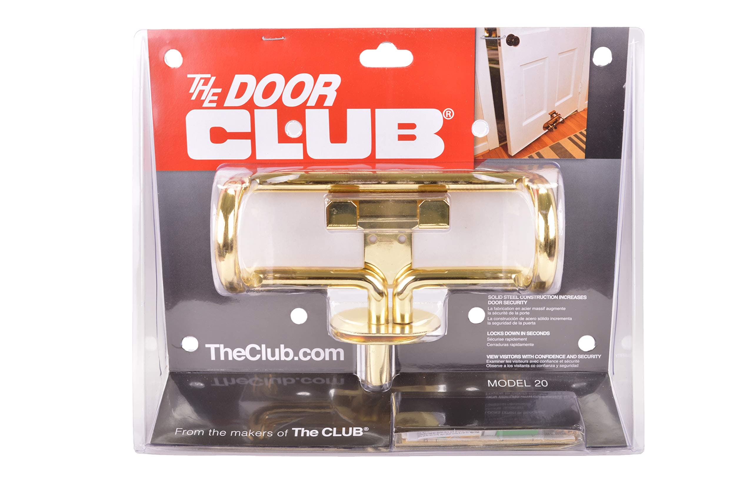 3-Piece Set Brass Key Locks with Bright Brass Finish