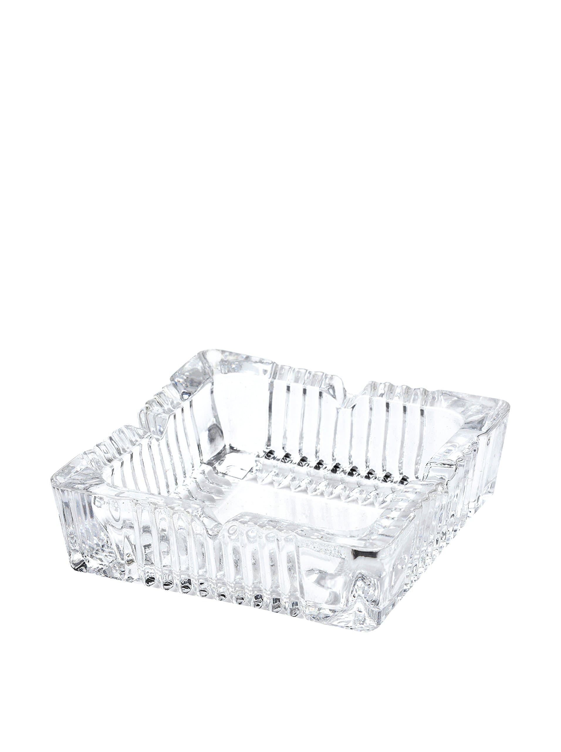 Tomasucci 0795 Classic Ash Tray, Transparent Glass